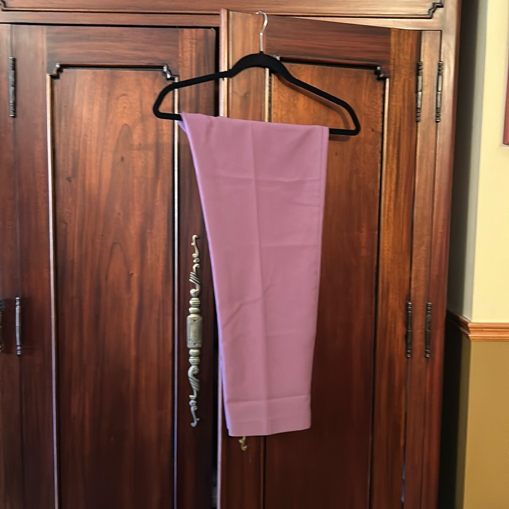 Mauve elastic band dress pant ALia